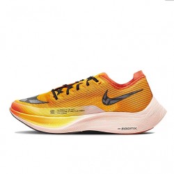 Women/Men Nike ZoomX VaporFly NEXT% Yellow Black Shoes 