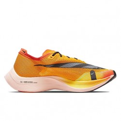 Women/Men Nike ZoomX VaporFly NEXT% Yellow Black Shoes 