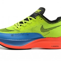 Women/Men Nike ZoomX VaporFly NEXT% Yellow Blue Shoes 