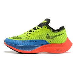 Women/Men Nike ZoomX VaporFly NEXT% Yellow Blue Shoes 