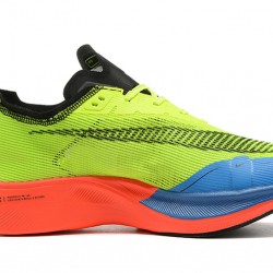 Women/Men Nike ZoomX VaporFly NEXT% Yellow Blue Shoes 