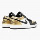Air Jordan 1 Low "Gold Toe" CQ9447 700 Black/Gold-Black AJ1 Jordan