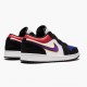 Air Jordan 1 Low "Lakers Top 3" CJ9216 051 Black/Field Purple-White AJ1 Jordan
