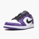 Air Jordan 1 Retro Low "Court Purple" 553558 500 Court Purple/Black-White AJ1 Jordan
