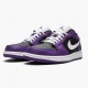Air Jordan 1 Retro Low "Court Purple" 553558 501 Court Purple/White-Black AJ1 Jordan