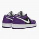 Air Jordan 1 Retro Low "Court Purple" 553558 501 Court Purple/White-Black AJ1 Jordan
