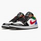 Air Jordan 1 Retro Low Multi-Color CZ4776 101 White/White-Hyper Royal AJ1 Jordan