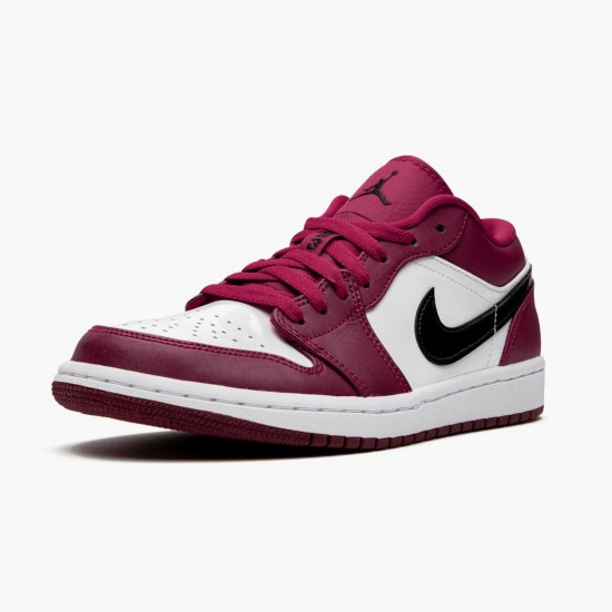 Air Jordan 1 Retro Low "Noble Red" 553558 604 Noble Red/Black-White AJ1 Jordan