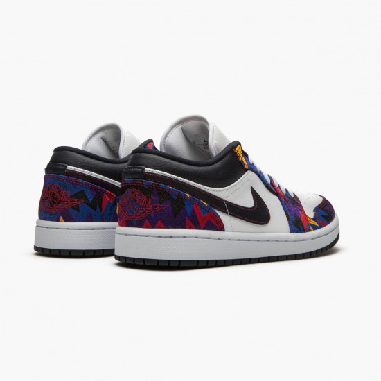 Air Jordan 1 Retro Low "Nothing But Net" CZ8659 100 White/Dark Obsidian-Team Red AJ1 Jordan