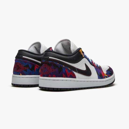 Air Jordan 1 Retro Low Nothing But Net CZ8659 100 White/Dark Obsidian-Team Red AJ1 Jordan