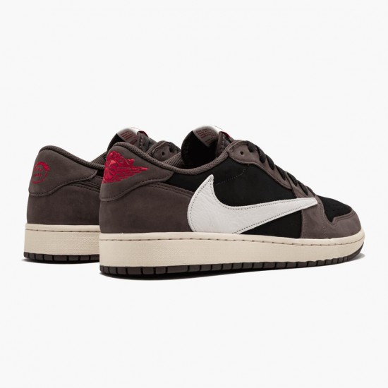 Air Jordan 1 Retro Low OG SP Travis Scott CQ4277 001 Black/Sail-Dark Mocha/Universi AJ1 Jordan