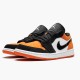 Air Jordan 1 Retro Low Shattered Backboard 553558 128 Black/White-Starfish AJ1 Jordan