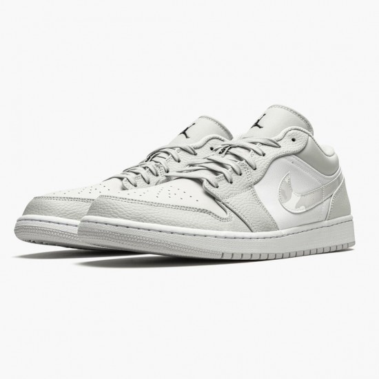 Air Jordan 1 Retro Low "White Camo" DC9036 100 White/Photon Dust-Grey Fog AJ1 Jordan