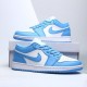 Air Jordan 1 Low "UNC" University Blue/White AO9944 441 AF1