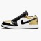 Air Jordan 1 Low "Gold Toe" CQ9447 700 Black/Gold-Black AJ1 Jordan