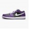 Air Jordan 1 Retro Low "Court Purple" 553558 501 Court Purple/White-Black AJ1 Jordan