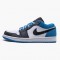 Air Jordan 1 Retro Low "Laser Blue" CK3022 004 Black/Black-Laser Blue-White AJ1 Jordan