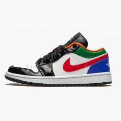 Air Jordan 1 Retro Low "Multi-Color" CZ4776 101 White/White-Hyper Royal AJ1 Jordan