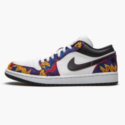 Air Jordan 1 Retro Low "Nothing But Net" CZ8659 100 White/Dark Obsidian-Team Red AJ1 Jordan