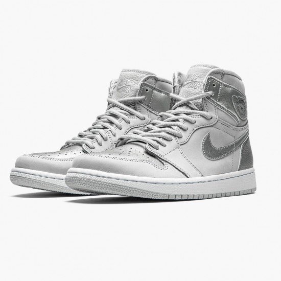 Air Jordan 1 High OG CO.JP "Neutral Grey" Neutral Grey/White-Metallic Si DC1788 029 AJ1 Jordan