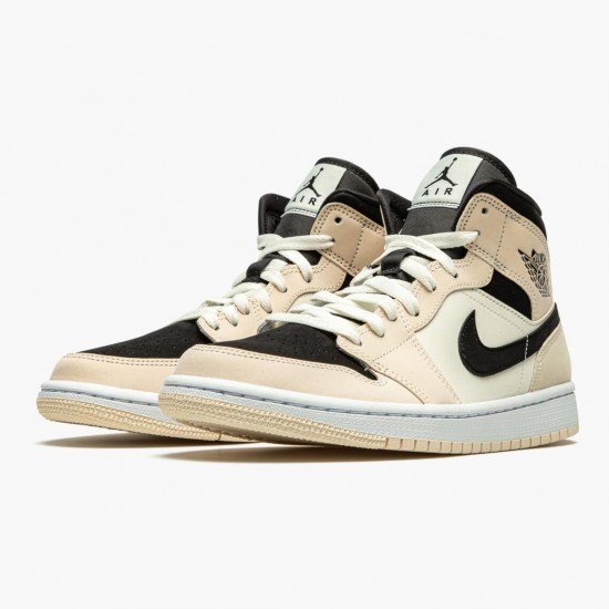Air Jordan 1 Mid "Barely Orange" Guava Ice/Sail-Black BQ6472 800 AJ1 Jordan
