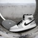 Air Jordan 1 Mid "Light Smoke Grey" Light Smoke Grey/Black-White 554724 092 AJ1 Jordan