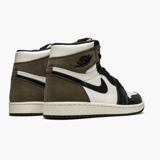 Air Jordan 1 Retro High "Dark Mocha" Sail/Dark Mocha-Black-Black 555088 105 AJ1 Jordan