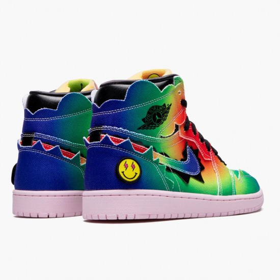 Air Jordan 1 Retro High "J Balvin" Multi-Color/Black/Pink Foam/Mu DC3481 900 AJ1 Jordan