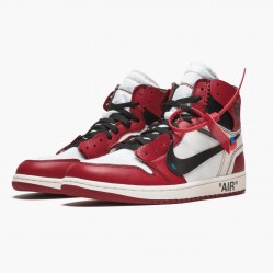 Air Jordan 1 Retro High "Off-White Chicago" AJ1 AA3834 101 White/Black-Varsity Red Jordan