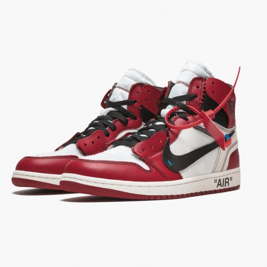 red jordans off white