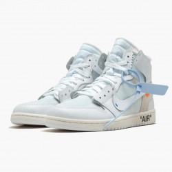 Air Jordan 1 Retro High "Off-White White" AJ1 AQ0818 100 White Jordan