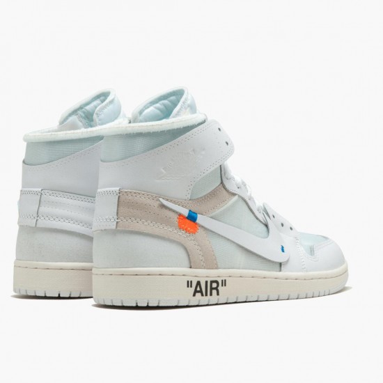Air Jordan 1 Retro High "Off-White White" AJ1 AQ0818 100 White Jordan