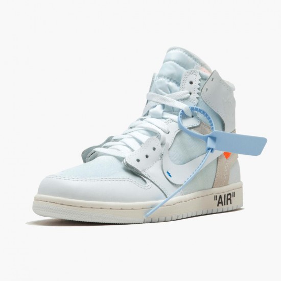 Air Jordan 1 Retro High Off-White White AJ1 AQ0818 100 White Jordan