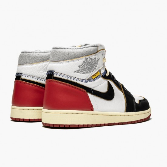 Air Jordan 1 Retro High Union Los Angeles Black Toe BV1300 106 White/Black-Varsity Red AJ1 Black Jordan