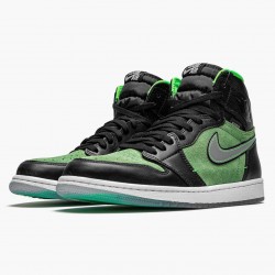 Air Jordan 1 Retro High Zoom "Zen Green" AJ1 CK6637 002 Black/Black-Tomatillo-Rage-Gre Jordan