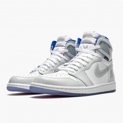 Air Jordan 1 High Zoom "Racer Blue" White/White-Racer Blue AJ1 CK6637 104