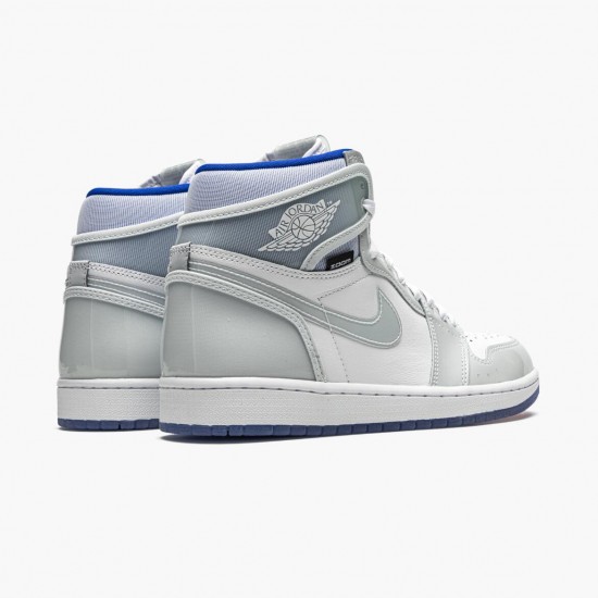 Air Jordan 1 High Zoom "Racer Blue" White/White-Racer Blue AJ1 CK6637 104