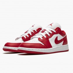 Air Jordan 1 Low "Gym Red/White" Gym Red/Gym-Red Whte 553560 611 AJ1