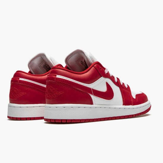 Air Jordan 1 Low Gym Red/White Gym Red/Gym-Red Whte 553560 611 AJ1