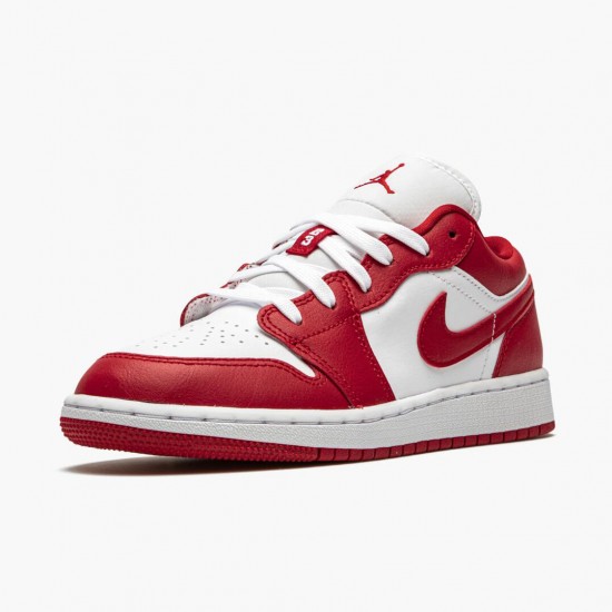 Air Jordan 1 Low Gym Red/White Gym Red/Gym-Red Whte 553560 611 AJ1