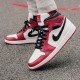 Air Jordan 1 Mid Chicago 2020 White/Gym Red-Black 554724 173 AJ1