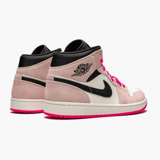 Air Jordan 1 Mid Crimson Tint Crimson Tint/Hyper Pink-Black 852542 801 AJ1