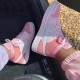 Air Jordan 1 Mid "Digital Pink" Digital Pink/White-Pink Foam-Sail CW5379 600 Womens AJ1 Jordan