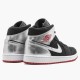 Air Jordan 1 Mid "Johnny Kilroy" Black/Gym Red-Metallic Silver 554724 057 AJ1