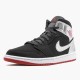 Air Jordan 1 Mid Johnny Kilroy Black/Gym Red-Metallic Silver 554724 057 AJ1