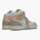 Air Jordan 1 Mid Milan Sail/Light Bone-String-Shimmer CV3044 100 AJ1