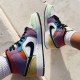 Air Jordan 1 Mid SE "Multicolor" White/Black/Lightbulb/Team Ora CW1140 100 AJ1
