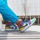 Air Jordan 1 Mid SE "Multicolor" White/Black/Lightbulb/Team Ora CW1140 100 AJ1