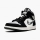 Air Jordan 1 Mid "Satin Grey Toe" Black/Anthracite-Sail 852542 011 AJ1