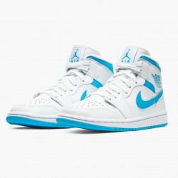 Air Jordan 1 Mid "UNC" University Blue/White AJ1 BQ6472 114